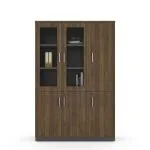 3-Door wooden office bookcase