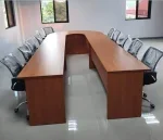 U-shaped corporate boardroom table - Image 5