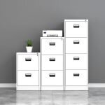 Lockable four drawers filling cabinet - Image 5