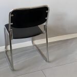 Stackable chrome office guest chair - Image 3