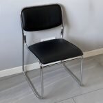 Stackable chrome office guest chair - Image 5