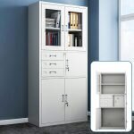Steel Office Cabinet with Safe - Image 2