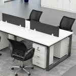 4-Way open view office workstation - Image 4