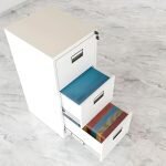 3-Drawers metallic office cabinet - Image 2