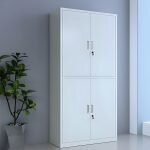 4-Door Metallic Office Cabinet - Image 3