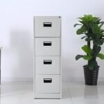 4-Drawer Office Filing Cabinet - Image 4