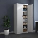 2 Door Metallic filing cabinet