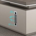 Contemporary L-shape Executive Desk - Image 5