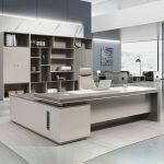 Contemporary L-shape Executive Desk