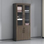 Modern Wood Office Storage Cabinet - Image 2