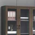 Modern Wood Office Storage Cabinet - Image 3