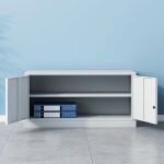 2-Locker steel office cabinet - Image 3