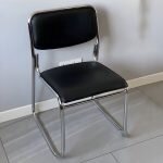 Chrome office guest chair