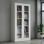 Modern Grey Metal Filing Cabinet - Image 5