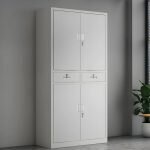 4-Door metallic office cabinet