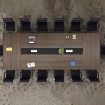 14-16 seater office boardroom table - Image 4