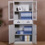 Half-glass office storage cabinet - Image 3