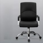 Office chair -Leather swivel seat - Image 2
