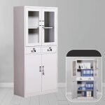 Half-glass modern office cabinet - Image 5