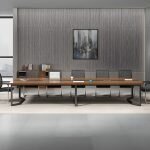 Modern 2400mm office boardroom table - Image 2