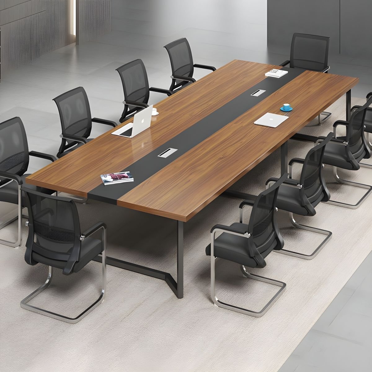 1200x1200-18.jpg Modern 2400mm office boardroom table - Image 1