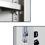 2-Door metallic office cabinet - Image 5