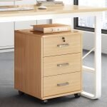 3-Drawer mobile pedestal (Beech)