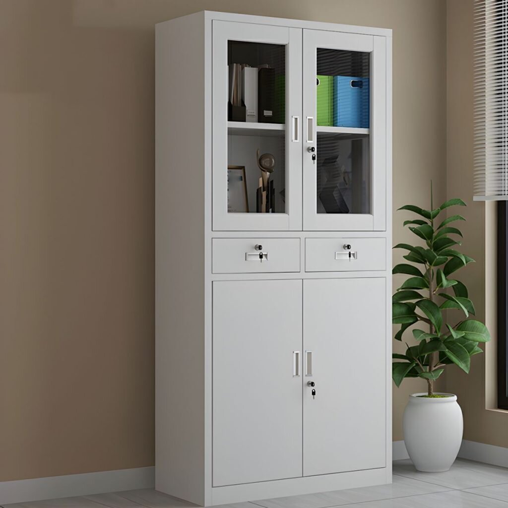 2-Door metallic office cabinet
