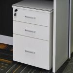 4-way office workstation (Blue) - Image 4