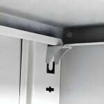 2-Door full-glass office metallic cabinet - Image 4