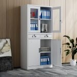 Two door metallic hospital cabinet - Image 4