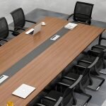 Rectangular Large Conference Table - Image 5