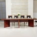 8-10 seater office boardroom table - Image 4