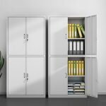 Modern Metallic Filing Cabinet