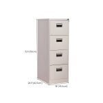 4-Drawer Steel Office Cabinet - Image 5