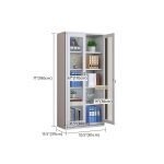 Full-Glass Metallic Office Cabinet - Image 3