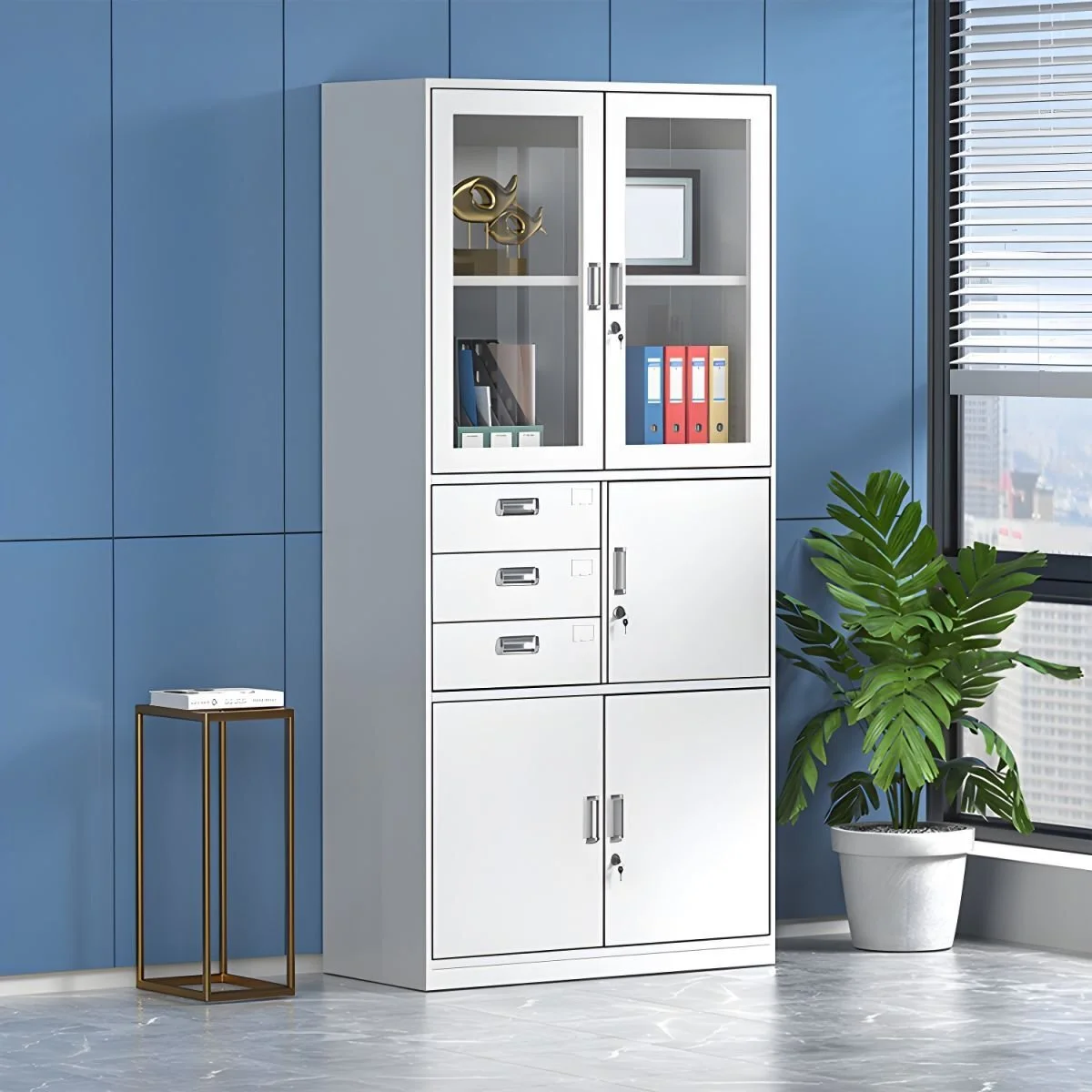 1200x1200-2024-03-16T095226.977.jpg 2-Door Metallic Cabinet with Safe - Image 1