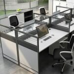 6-Way Modular Office Workstation - Image 4