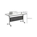 Double Pedestal Foldable Table - Image 5