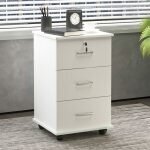 3-Drawer Lockable Mobile Pedestal - Image 3
