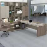 1.6 meters L-fashioned office desk - Image 4