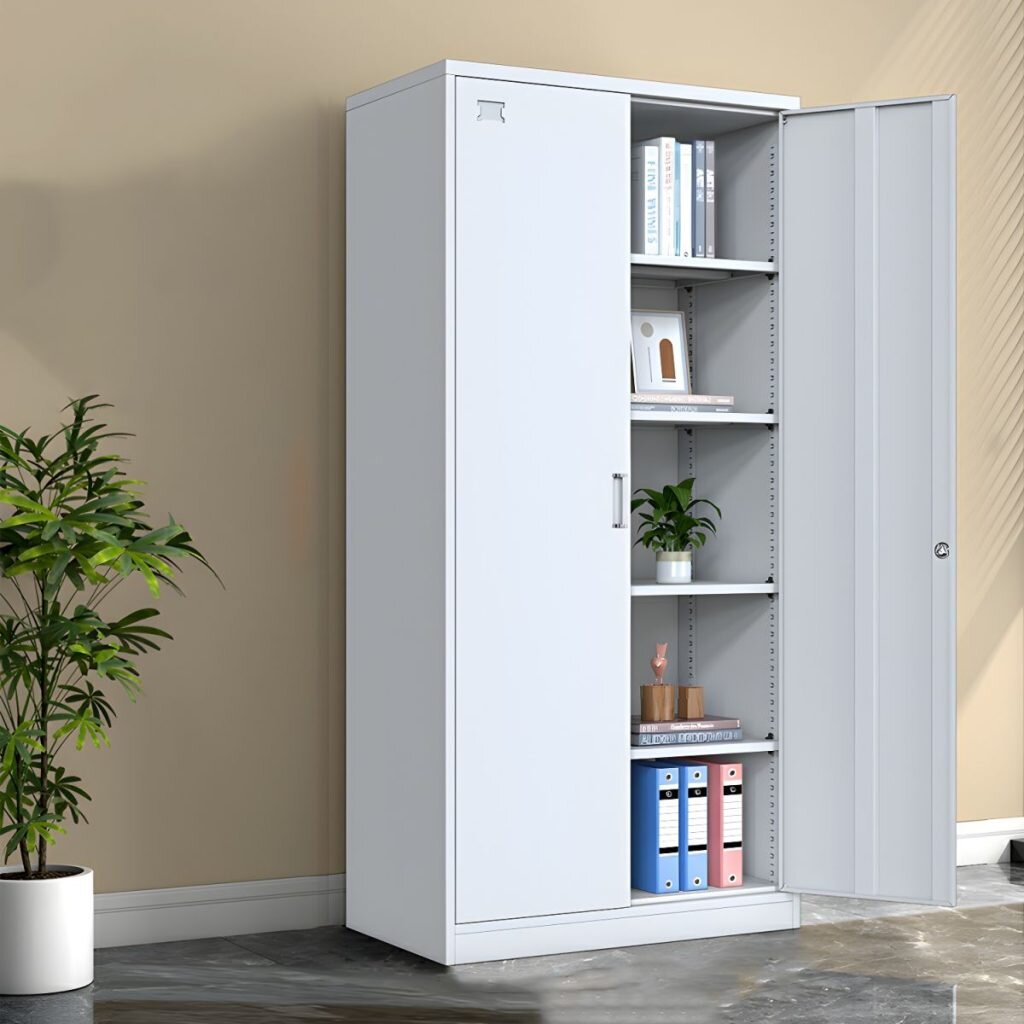 Modern Steel Shelf Storage Cabinet