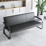 5-Seater Leather Reception Sofa - Image 3