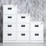 4-key four drawers file cabinet - Image 4