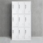 9 Locker Office Filing Cabinet