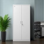Modern Steel Filing Cabinet with 5 Adjustable Shelves - Image 3