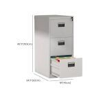 Office 3-drawers filling cabinet - Image 5