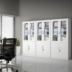 Two door metallic storage office cabinet - Image 3