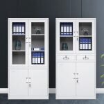 Two door metallic storage office cabinet - Image 4