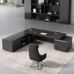 1600mm L-Shaped Executive Table - Image 6